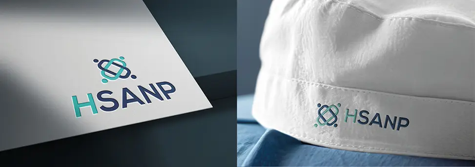 HSANP visual identity by Alef Design: the brand applied to presentation and corporate gift