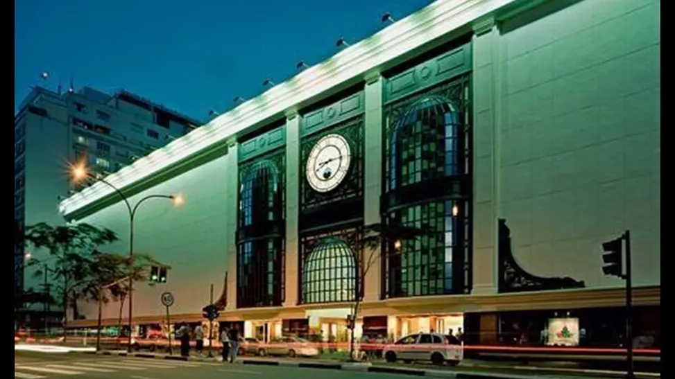 Fachada histórica del Shopping Center Paulista: el proyecto que el ing. Feitosa define como su mayor desafío técnico