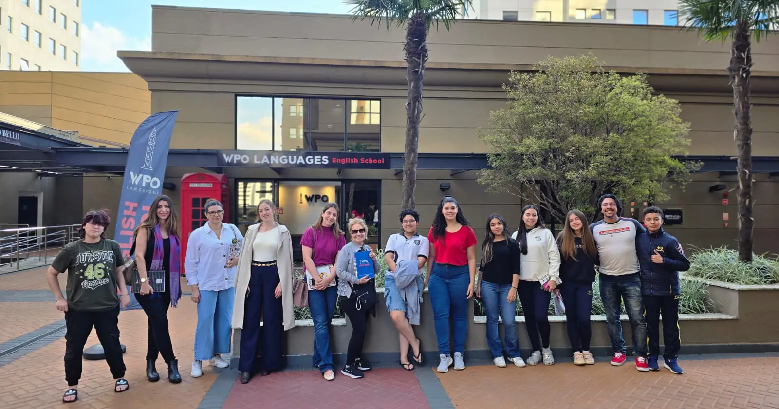 Students in front of WPO Languages: the environment that respects the natural pace of language acquisition