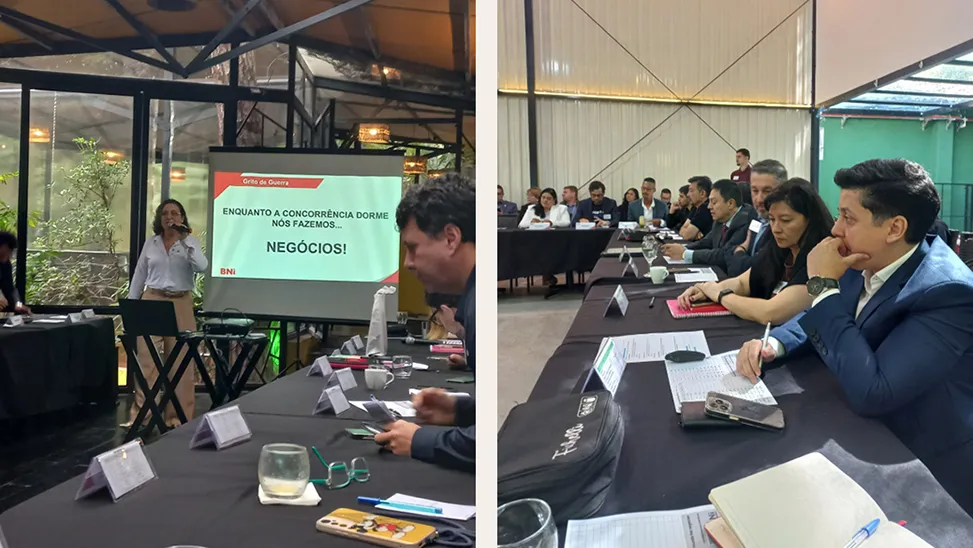 BNI São Francisco at one of its in-person meetings in West São Paulo