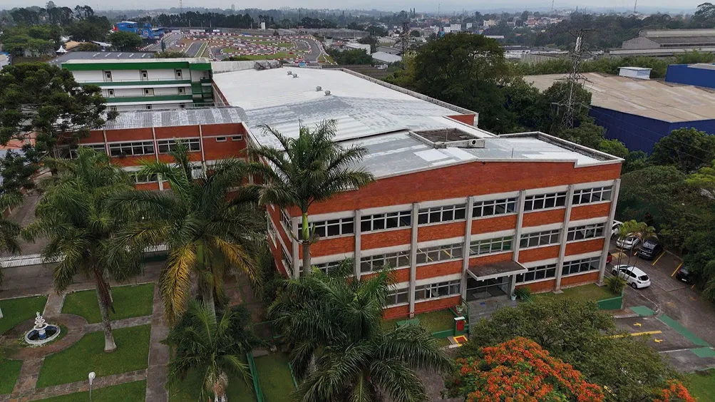 Vista aérea do IFSP Campus Osasco, um dos projetos executados pela Redax Engenharia